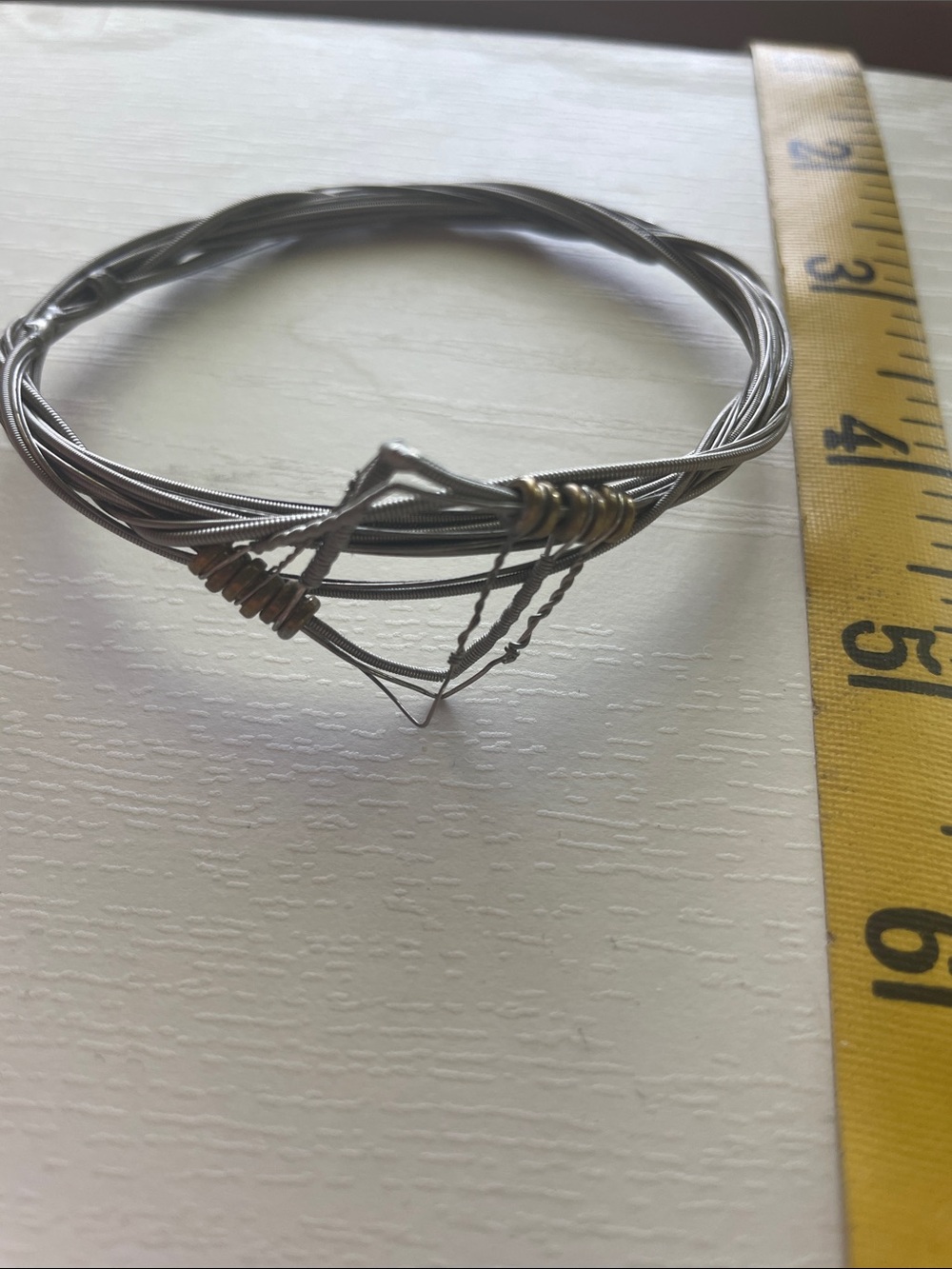 Guitar string bracelet